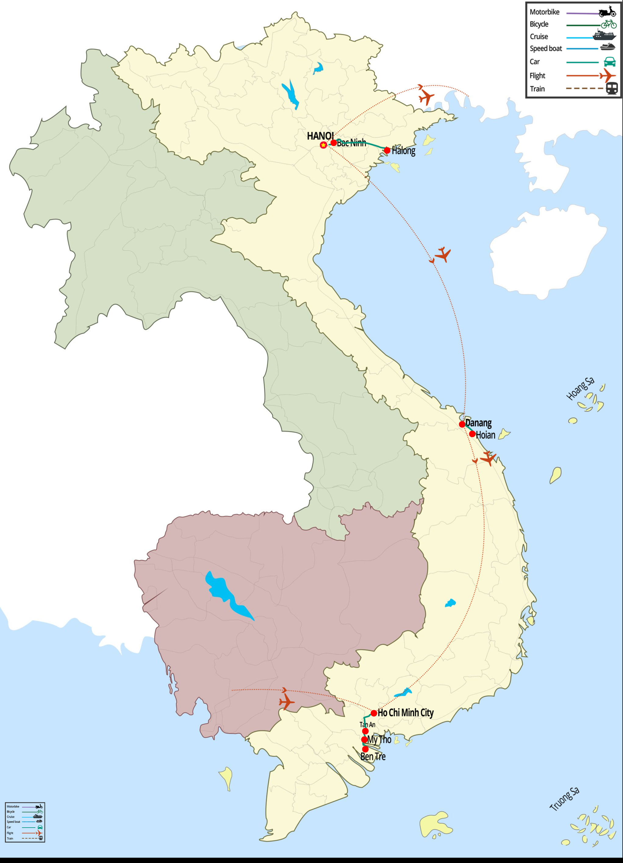 Tour de 1 semana en Vietnam: Buenos planes para un tour de 7 días en Vietnam